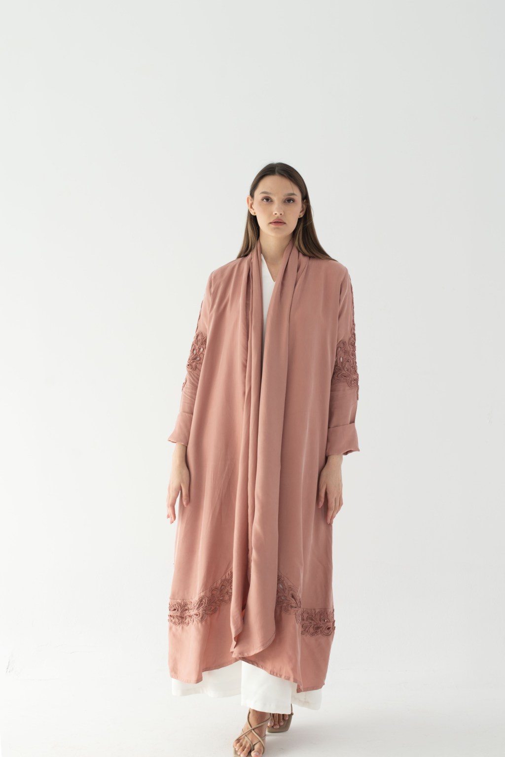 Wrap Pink Abaya