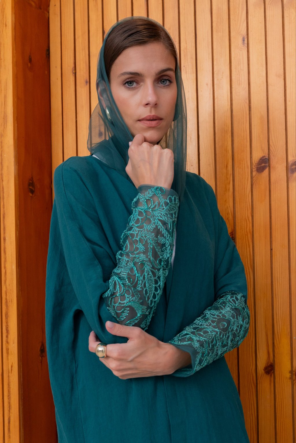 Arabian Green Abaya