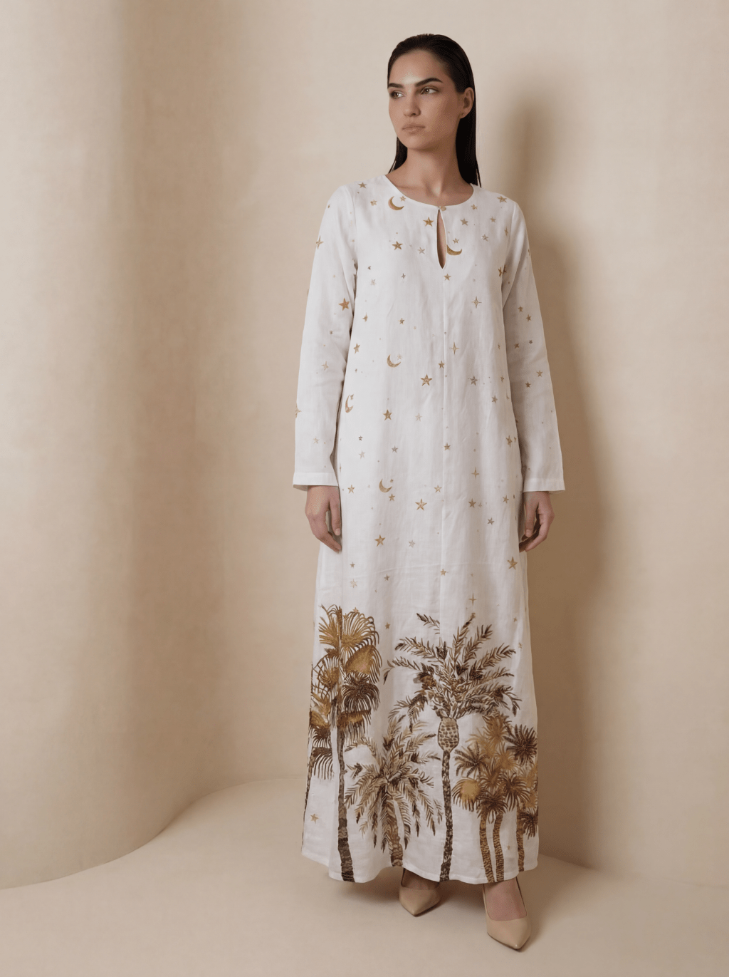 palm tree classic kaftan